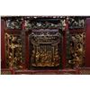 Image 4 : CHINESE CARVED GILT WOODEN TEMPLE STRUCTURE