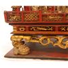 Image 5 : CHINESE CARVED GILT WOODEN TEMPLE STRUCTURE