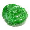 Image 5 : 6 CHINESE CARVED GREEN JADEITE TOGGLES