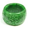 Image 6 : 6 CHINESE CARVED GREEN JADEITE TOGGLES