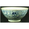 Image 1 : CHINESE BLUE & WHITE PORCELAIN CANTON BOWL