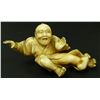 Image 2 : 4 JAPANESE CARVED IVORY NETSUKE & STUDY