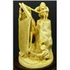 Image 2 : CHINESE HAND CARVED IVORY FISHERMAN GROUP FIGURE