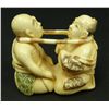 Image 4 : 5pc JAPANESE POLYCHROMED NETSUKE FIGURES