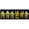 Image 8 : 6 JAPANESE CARVED IVORY NETSUKE FIGURES