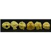 Image 9 : 6 JAPANESE CARVED IVORY NETSUKE FIGURES