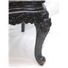 Image 5 : CHINESE CARVED AND LACQUERED BLACK ARMCHAIR