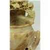 Image 5 : CHINESE HAND CARVED SOAPSTONE FLORAL PLANTER