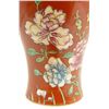 Image 6 : 19th C CHINESE FAMILLE ROSE COPPER RED GLAZE VASE