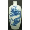 Image 1 : 18th CENTURY CHINESE BLUE & WHITE DRAGON VASE