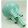 Image 4 : 18th C CHINESE TURQUOISE GLAZE FIVE MOUTH VASE