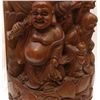 Image 4 : JAPANESE CARVED ROSEWOOD SCULPTURE OF IMMORTALS