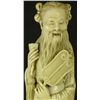 Image 2 : CHINESE CARVED IVORY FIGURE OF WISEMAN