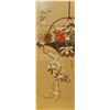 Image 1 : CHINESE OIL PAINTING ON SILK DEPICTING DOGWOOD
