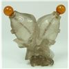 Image 2 : 3 CHINESE CARVED SMOKEY QUARTZ SNUFF BOTTLES