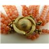 Image 5 : PINK CORAL 9 STRAND BEADED NECKLACE