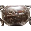 Image 10 : JAPANESE BRONZE 4pc DRAGON & EAGLE URN