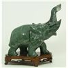 Image 2 : Pr CHINESE CARVED HARDSTONE ELEPHANT FIGURES
