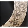 Image 9 : CHINESE CARVED HIPPO IVORY MOUNTED TUSKS