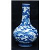 Image 1 : ANTIQUE CHINESE JIAQING BLUE & WHITE DRAGONS VASE