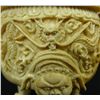 Image 4 : CHINESE CARVED IVORY LIDDED TRIPOD URN