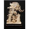 Image 10 : LARGE CHINESE IVORY CARVED PHOENIX GROUP