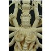 Image 2 : CHINESE CARVED IVORY 12 ARM GODDESS FIGURE