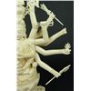Image 4 : CHINESE CARVED IVORY 12 ARM GODDESS FIGURE