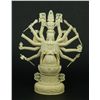 Image 9 : CHINESE CARVED IVORY 12 ARM GODDESS FIGURE