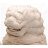 Image 2 : PAIR OF LARGE CARVED STONE FOO DOG SCULPTURES