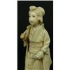 Image 3 : ANTIQUE JAPANESE CARVED MAIDEN FIGURE SIGNED