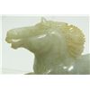 Image 3 : CHINESE HAND CARVED JADEITE HORSE FIGURE