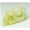 Image 2 : CHINESE CARVED WHITE JADE FIGURE OF CHILD