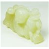 Image 3 : CHINESE CARVED WHITE JADE FIGURE OF CHILD