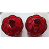 Image 6 : Fostoria Coin Dot Glass Footed Jars - Set