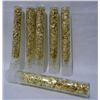 Image 1 : 6 Small Vial of Gold Flakes