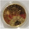 Image 3 : 2004 Gold Plated Kennedy Half Dollar