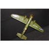Image 1 : TIN ARMY PLANE BY MARX -  13" LONG - 18" WING SPAN