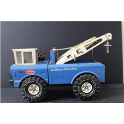 MIGHTY TONKA DOUBLE BOOM TOW TRUCK  - 16.5" X 8"