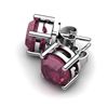 Image 1 : Ruby 4.50ctw Earring 14kt White Gold