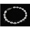 Image 2 : 81.3CTW 9" GRAY FRESHWATER PEARL BRACELET METAL LOCK PH