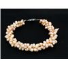 Image 2 : 10" PEACH RICE PEARL BRACELET METAL LOCK PHILIPPINES