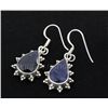 Image 2 : Sterling Silver 33.00ctw CorrundumSapphireEarring