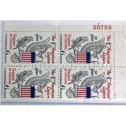 4 Old  American Legion Mint Stamps 50th 