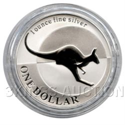 Australian Kangaroo 1 oz. Silver 2004