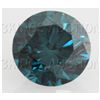 6.8mm-1.31 cts. Loose Sky Blue Diamonds Round, SI
