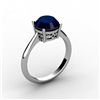 Sapphire 2.25 ctw Ring 14kt White Gold