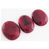 Image 2 : 161.18ctw Ruby Oval Cut Loose Gemstone lot of 3