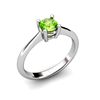 Image 1 : Peridot 0.50ctw Ring 14kt White Gold