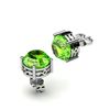 Image 1 : Peridot 2.50ctw Earring 14kt White Gold